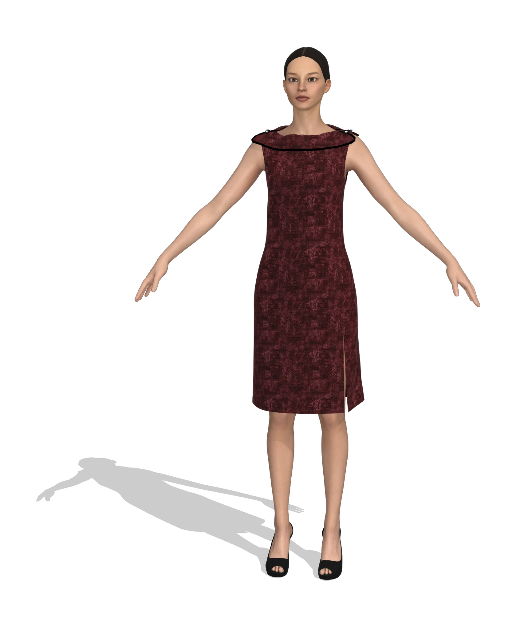 KDscion p156 sleeveless sheath dress